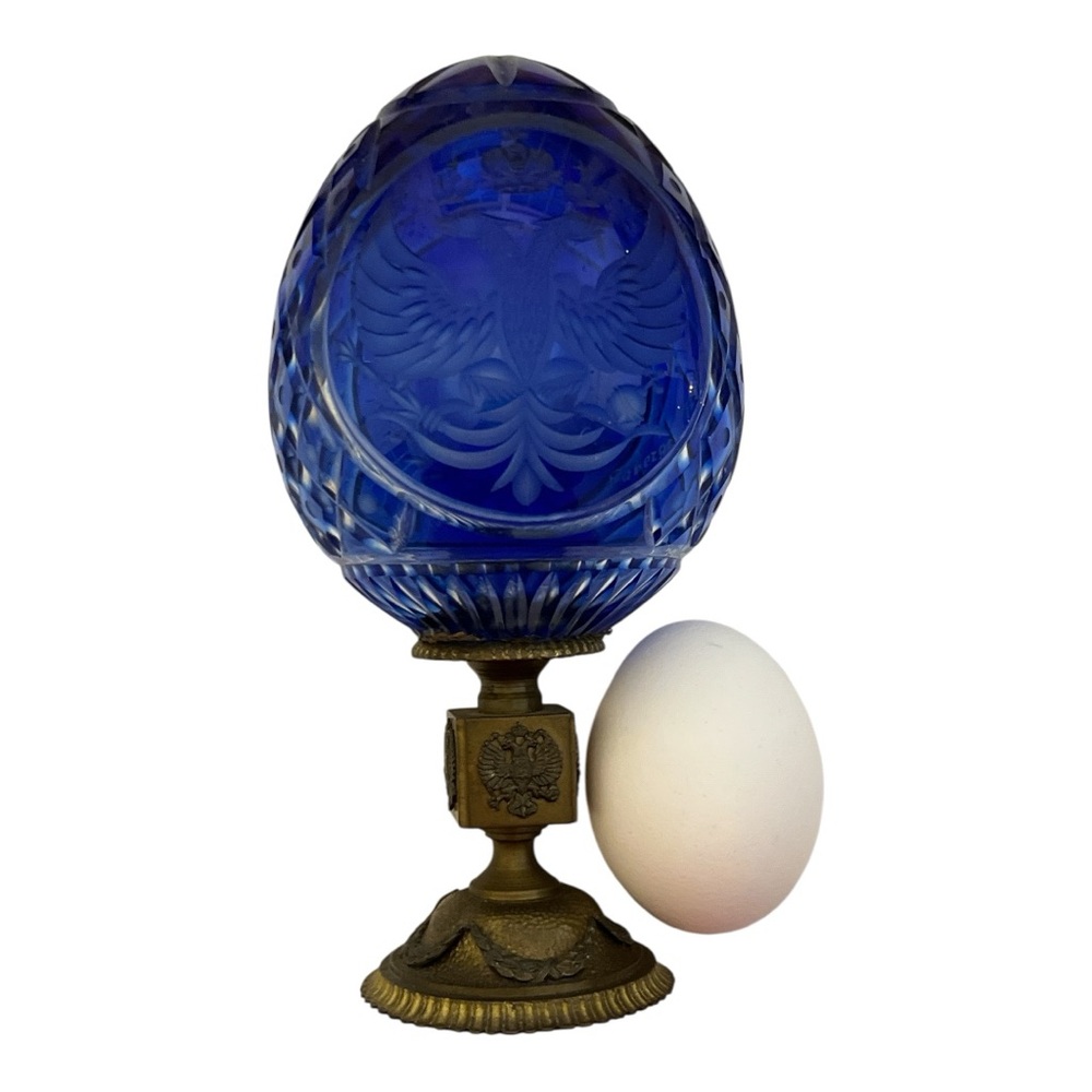 Very Rare Faberge Crystal Egg